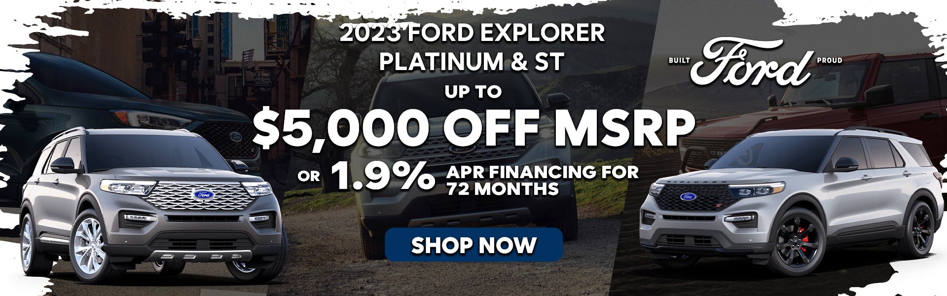 2023 Ford Explorer Platinum & ST Special Offer